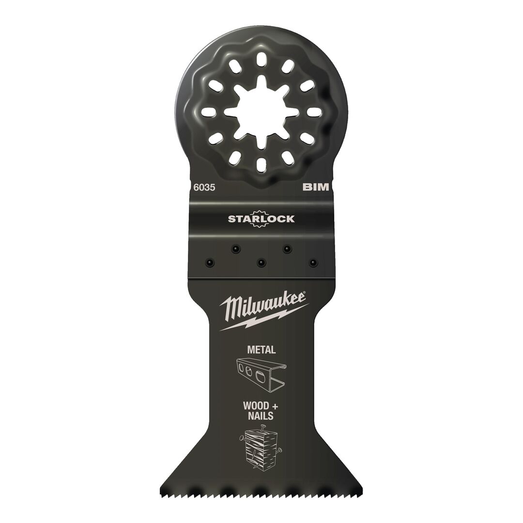 MILWAUKEE Sägeblatt Tauchsägeblatt Starlock BiM 43x47mm Multimaterial