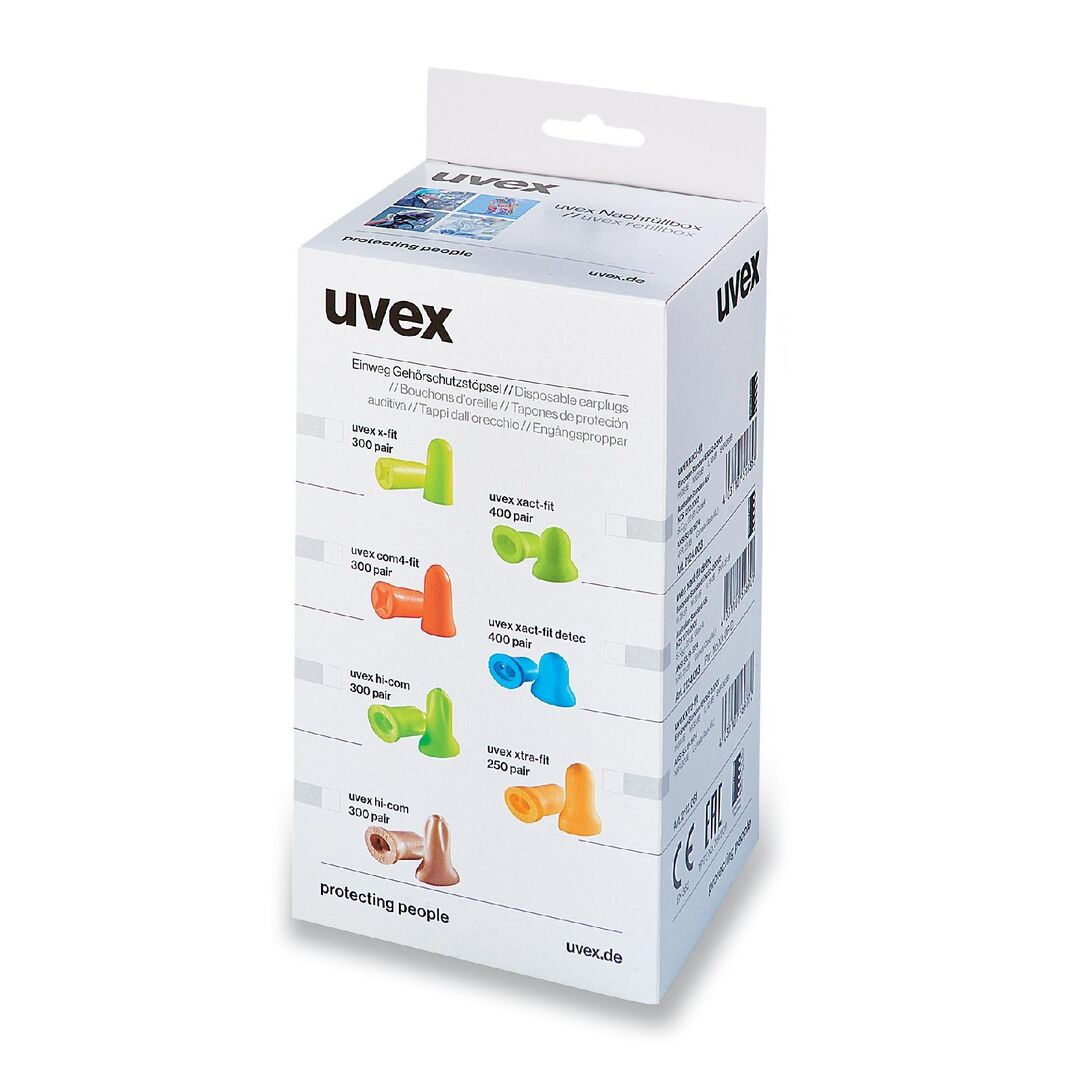 UVEX Gehörschutzstöpsel xtra-fit Nachfüllbox VE 250 Paar lose 2112.061