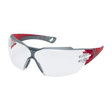 UVEX Schutzbrille pheos cx2 exc. AS AF klar rot/grau 9198.258