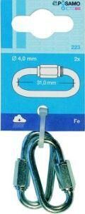 Krippenring 9x45mm M10 Gewinde galvanisch verzinkt