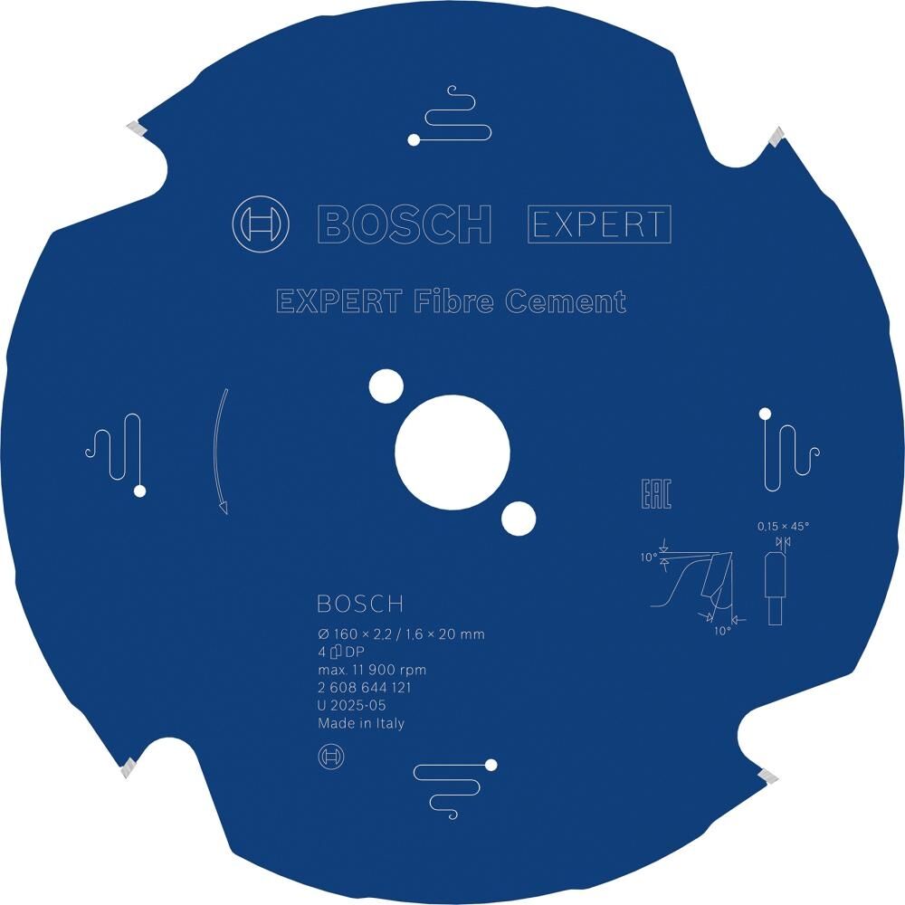 BOSCH Kreissägeblatt HW Expert 160x20x2,2 4T