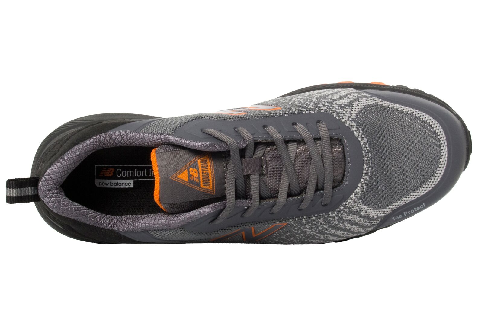 NEW BALANCE Sicherheits-Halbschuh Speedware Gr. 40 W11 S1P grau/orange MIDSPWR