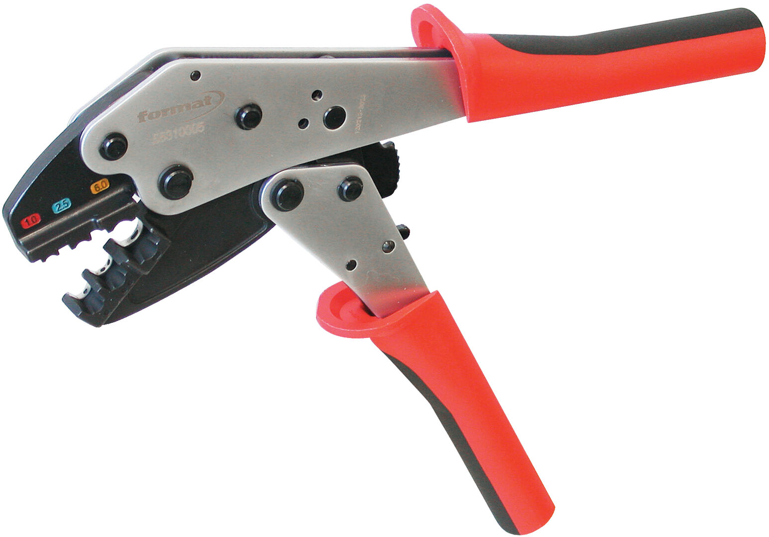 FORMAT Crimpzange für isol. Kabelschuhe 0,5-6qmm