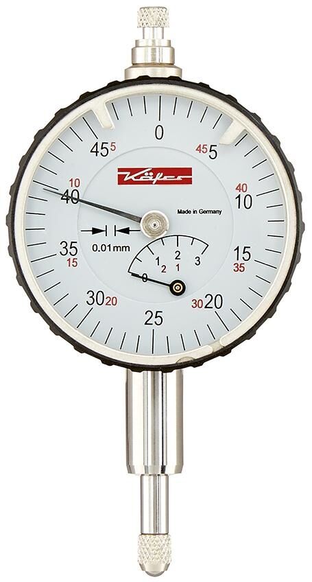 KÄFER Präzisions-Messuhr KM4T Magnet D 40mm Magnerückwand