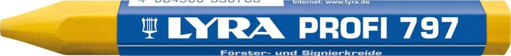 LYRA Förster-& Signierkreide gelb 120x12mm 12 Stück/Pack