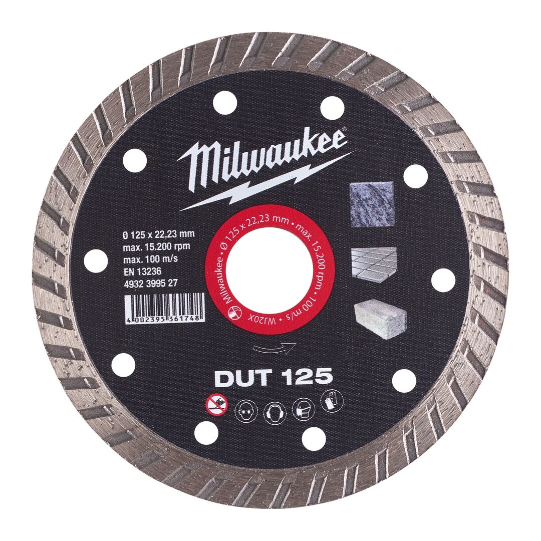 MILWAUKEE Diamanttrennscheibe Universal 125mm geschlossen