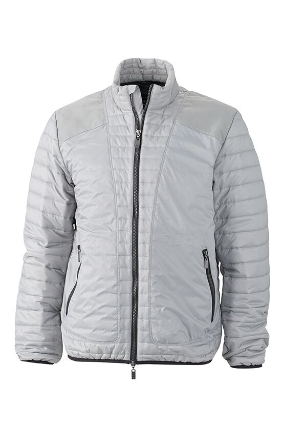 JAMES & NICHOLSON Steppjacke Damen Gr. S lightweight silver/black