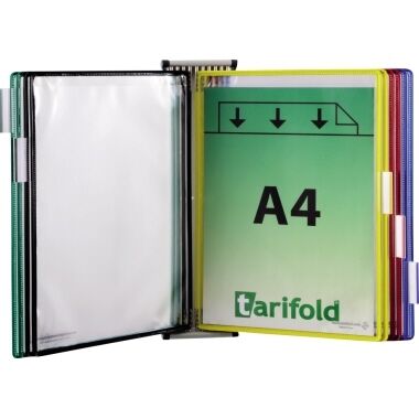 TARIFOLD Sichttafelwandhalter DINA4 magnetisch grau 414609