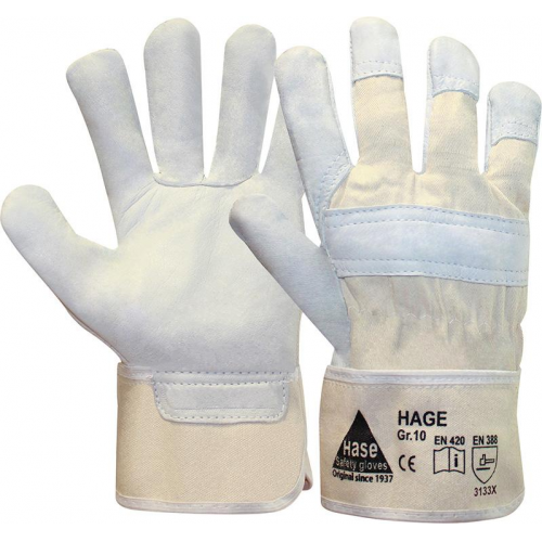 HASE Handschuhe Hage Gr. 10 Rindvollleder