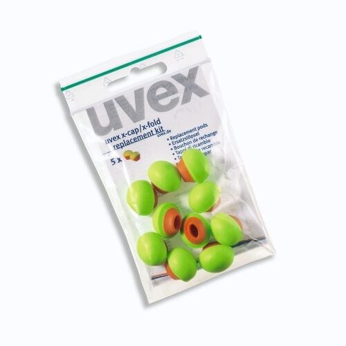UVEX Bügel-Gehörschutz x-fold & x-cap Ersatzstöpsel VE 5 Paar 2125.351