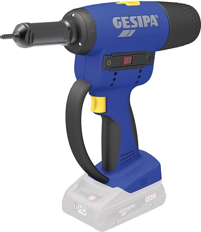 GESIPA Akku-Blindnietmuttergerät FireBird Pro Gold, ohne Akku i.Karton