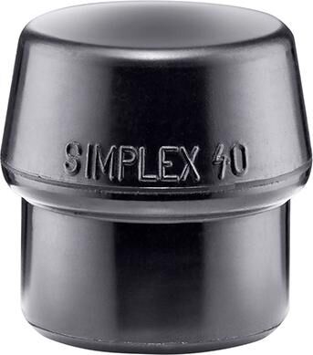 HALDER Schonhammerkopf SIMPLEX Gummi 40mm