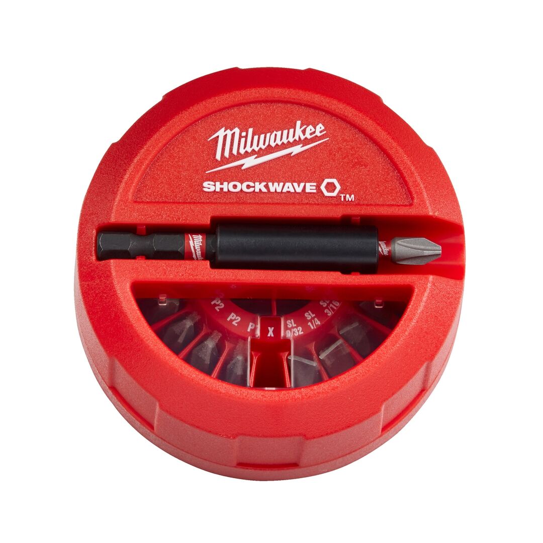MILWAUKEE Bit Set SHOCKWAVE Puck Set Gen II 15-teilig
