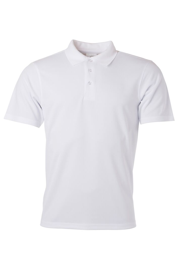 JAMES & NICHOLSON Polo Shirt Active Gr. 3XL white JN720