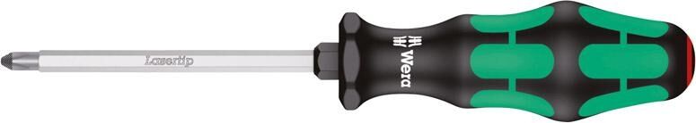 WERA Schraubendreher Kreuzschlitz PH 2x100mm Kraftform SK