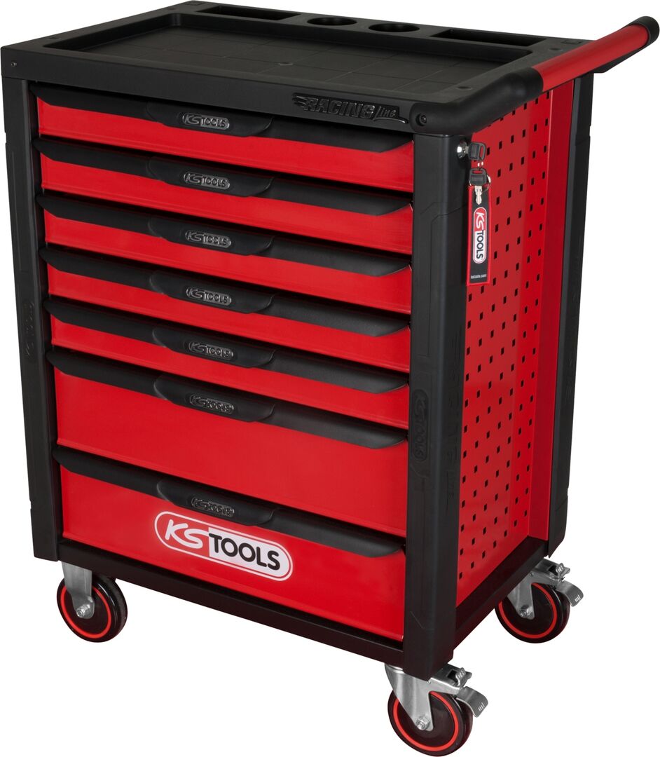 KS TOOLS Werkstattwagen 7 Schubladen RACINGline 826.0007