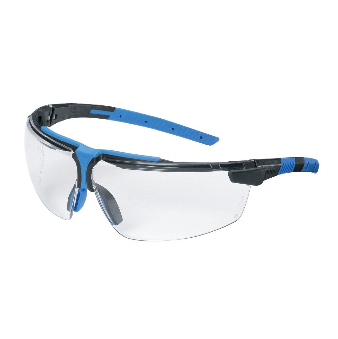 UVEX Schutzbrille i-3 AR klar entspiegelt schwarz/blau 9190.838