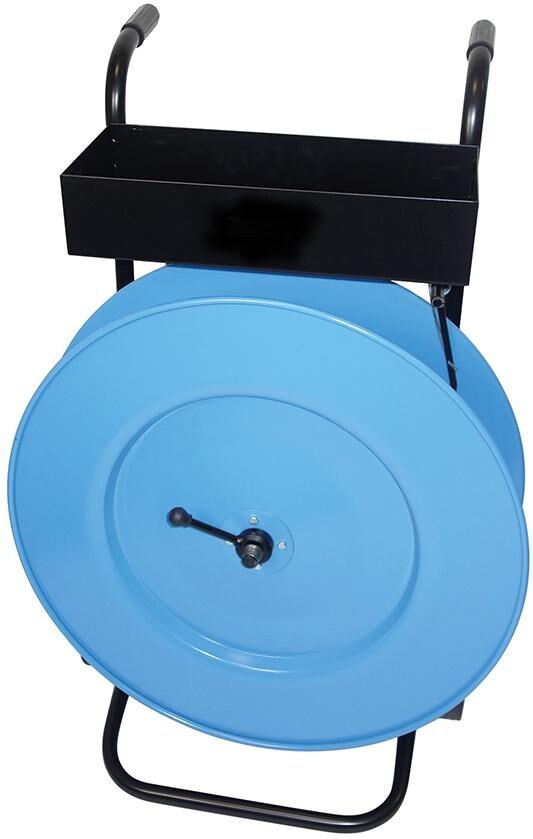 BANHOLZER & WENZ WENZ Fahrbarer Abrollwagen rot