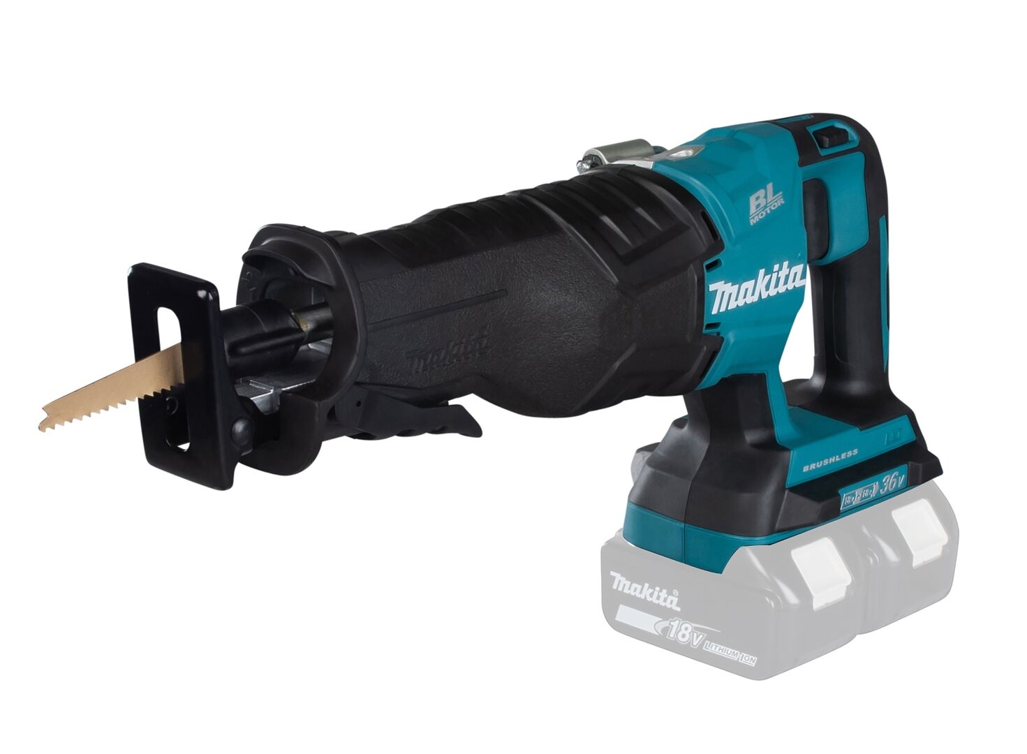 MAKITA Akku-Reciprosäge 2x18V DJR360ZK