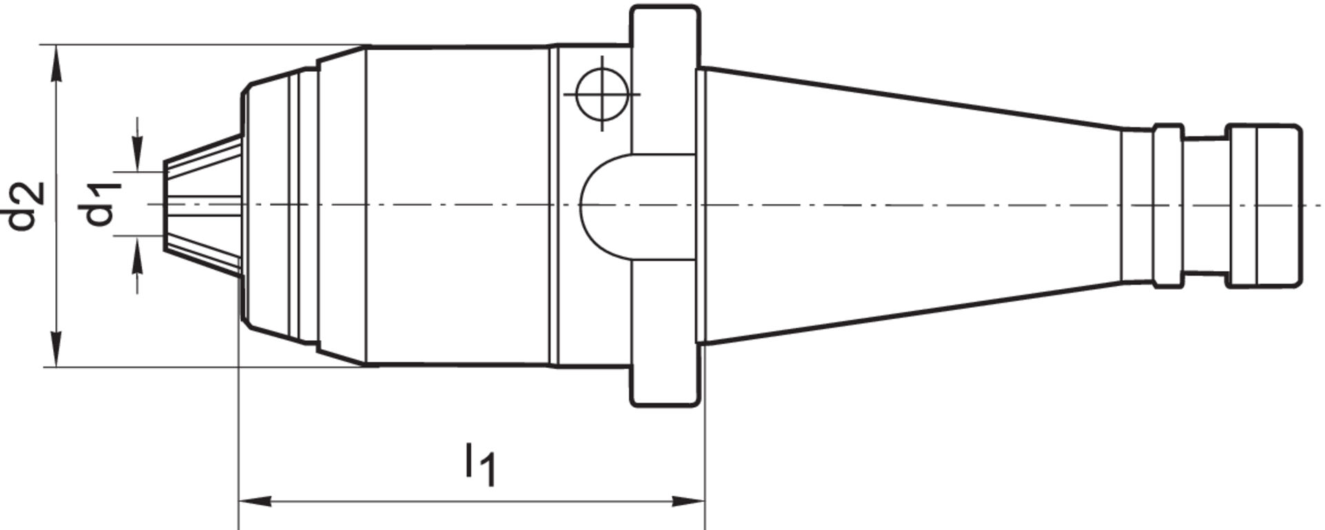 ALBRECHT Kurzbohrfür AKL D2080 1-16mm SK40
