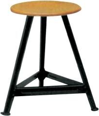 LOKOMA Bandstahl-Hocker 3 Beine H600mm