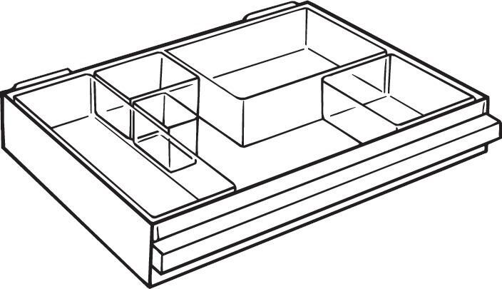 RAACO Ersatz-Schublade Typ C klar