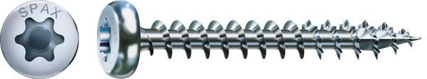 SPAX Universalschraube T20 4,5x35mm Halbrundkopf Vollgewinde T-STAR+ WIROX 500 Stück