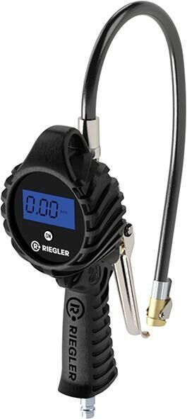 RIEGLER Hand-Reifenfüllmesser digital Momentstecker ungeeicht 0-12bar