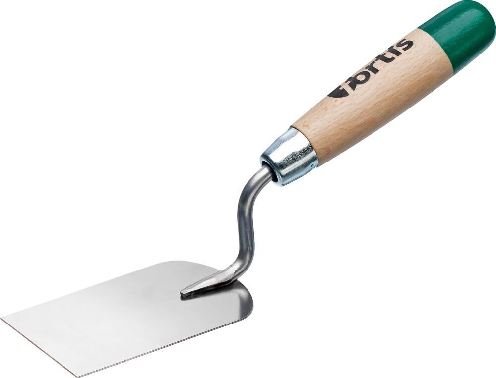 FORTIS Stukkateurspachtel 60mm Edelstahl gerader Hals