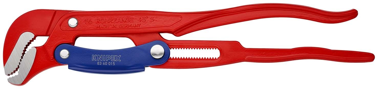 KNIPEX Rohrzange S-Maul 420mm Schnelleinsteller rot pulverbeschichtet 83 60 015