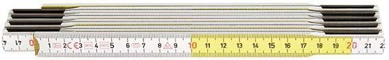 HULTAFORS Gliedermaßstab Buche 2m gelb-weiß
