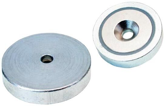 FORMAT Flachgreifer-Magnet mit Bohrung 20x6,0mm NdFeB