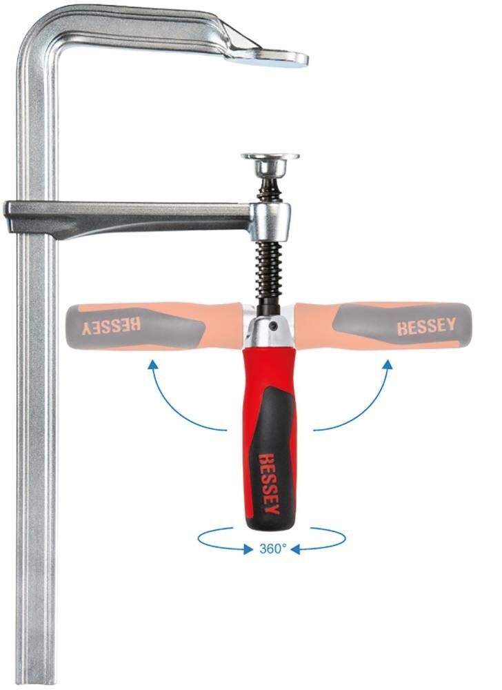 BESSEY Ganzstahlschraubzwinge GZ-KG 250x120mm