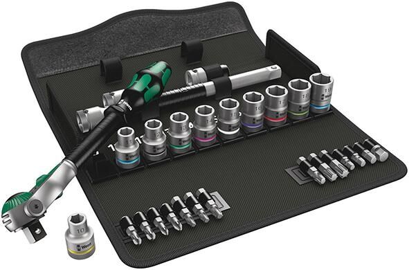 WERA Steckschlüssel Set 1/2" ZYKLOP speed 28-teilig