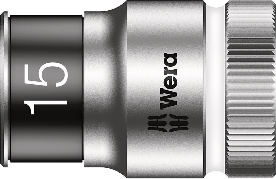WERA Steckschlüsseleinsatz 1/2" 15mm sechskant Haltefunktion