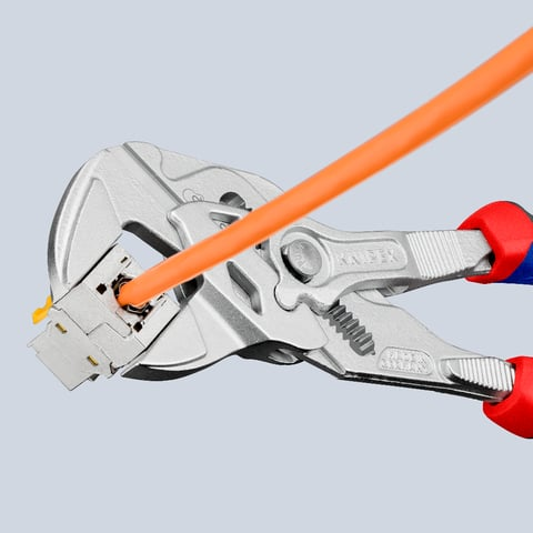KNIPEX Zangenschlüssel 250mm Comfort-Griff verchromt 86 05 250
