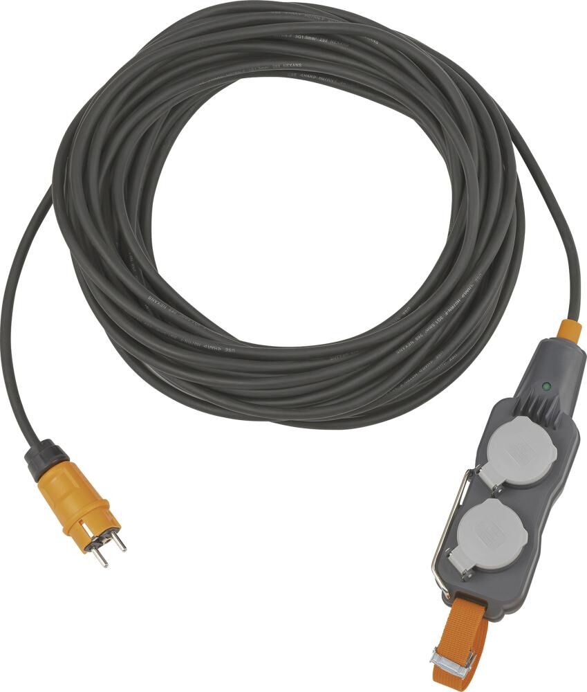BRENNENSTUHL Verlängerungskabel IP54 25m H07RN-F3G1,5 4fach