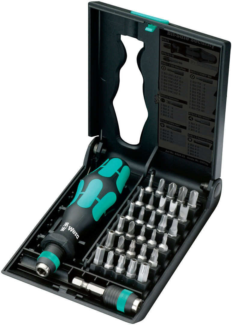 WERA Bit Sortiment Security 32-teilig