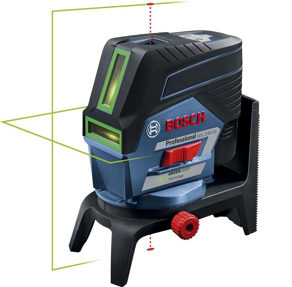BOSCH Kreuzlinienlaser Set GCL 2-50 CG+BM3+RM1