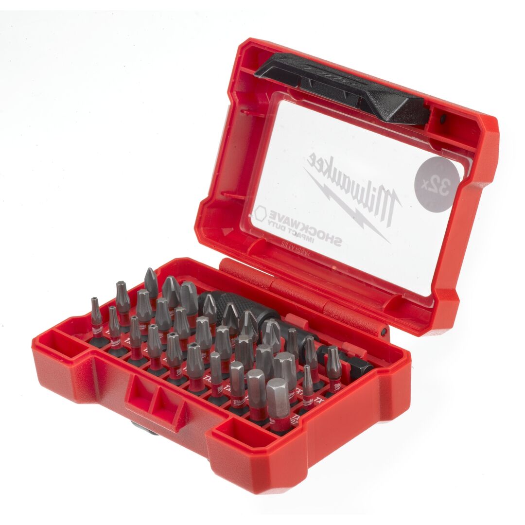 MILWAUKEE Bit Set Compact 32- teilig SHOCKWAVE