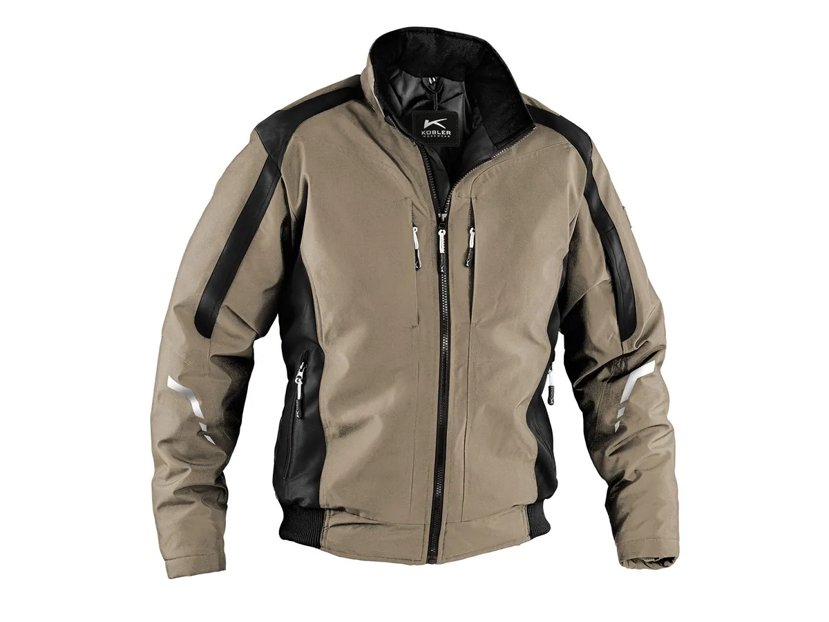 KÜBLER Wetterblouson Gr. XS sandbraun/schwarz 1367