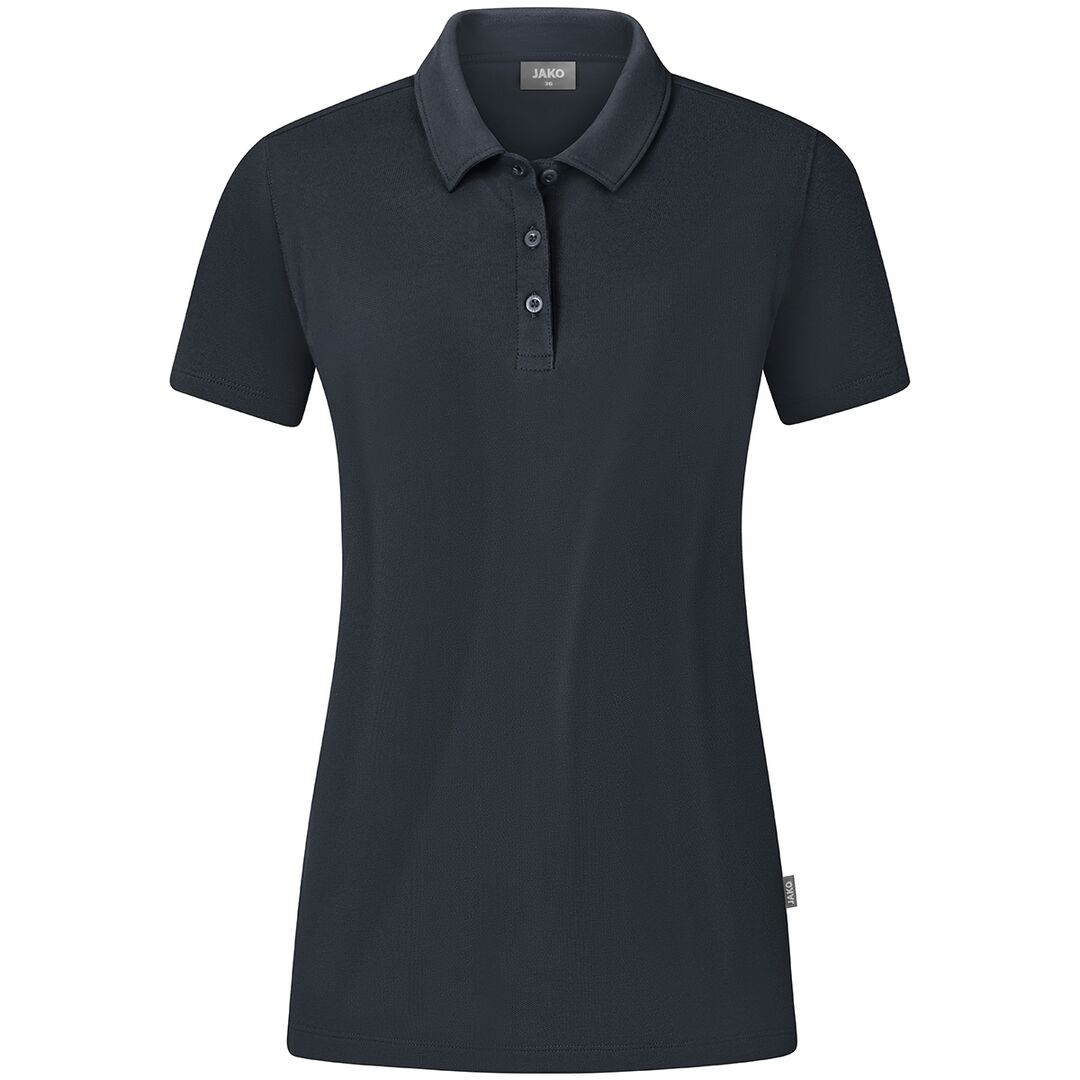 JAKO Polo Organic Stretch Damen C6321 Gr. 36 anthrazit