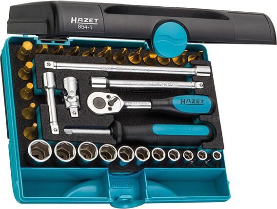 HAZET Steckschl.-Grt. 1/4" 33tlg. 854-1