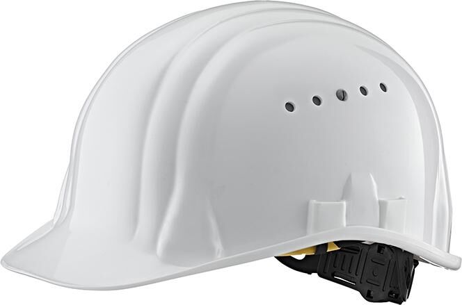 SCHUBERTH Baumeister 80 weiß Gr. 2 I/79 G-R Öko- Schweißband + Augenschutz PC integriert