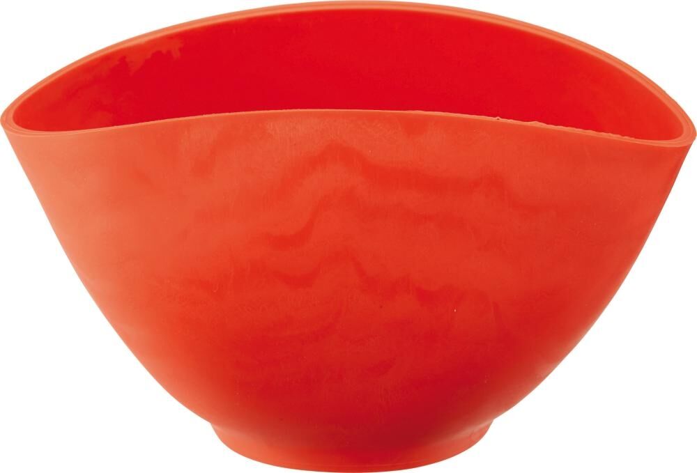 Gipsbecher Gummi rot 127x90mm