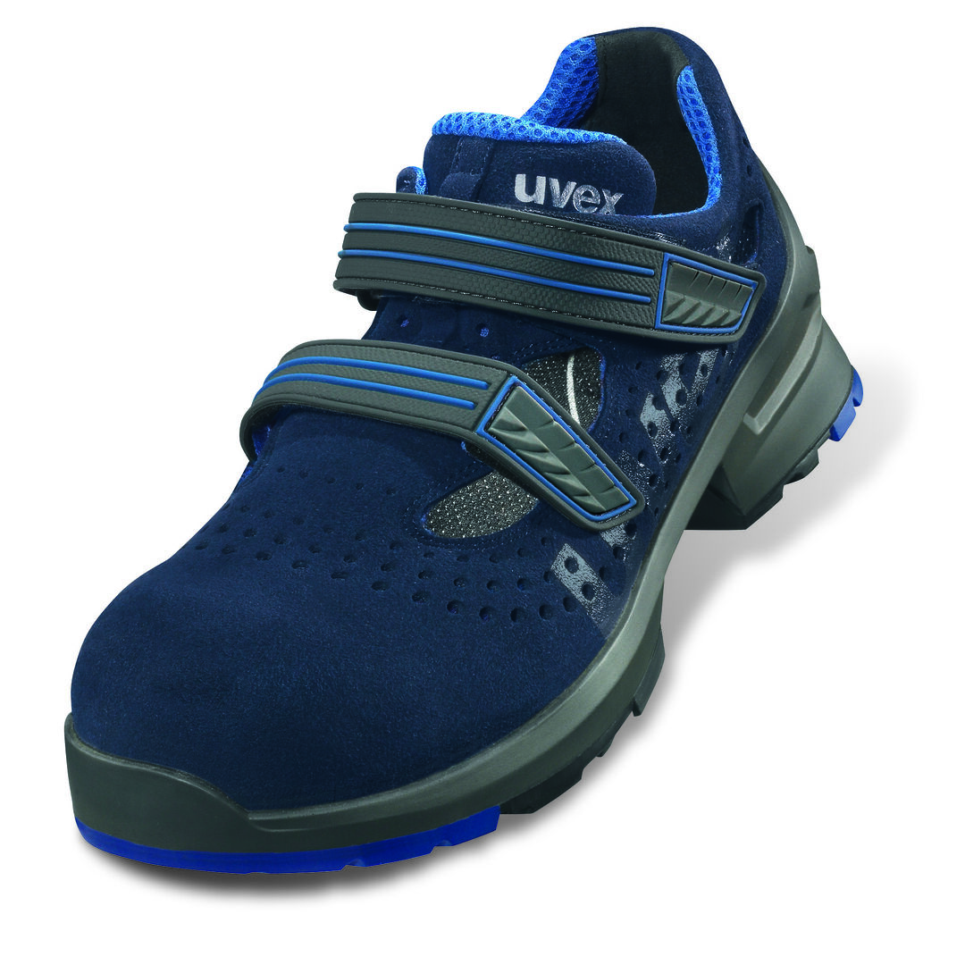 UVEX Sicherheitssandalen S1 SRC Gr. 40 W11 blau Klettverschluss 8530.8