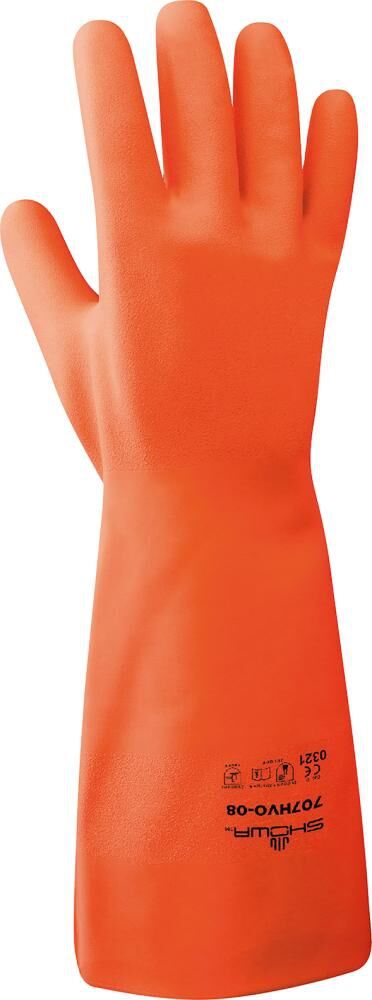 SHOWA Chemikalienhandschuh 707HVO Größe 8