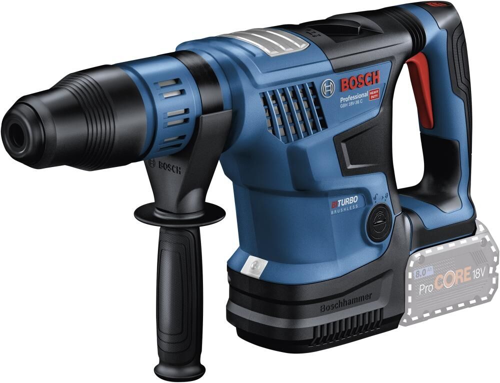 BOSCH Akku-Bohrhammer GBH 18V-36 C ohne Akku & Ladegerät CLC