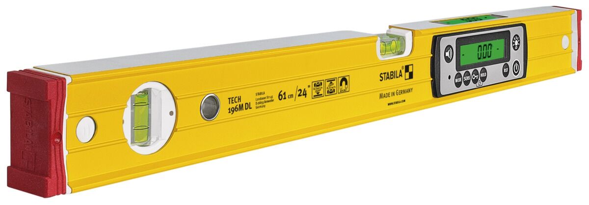 STABILA Elektronik-Wasserwaage 61 cm magnetisch TECH 196M DL