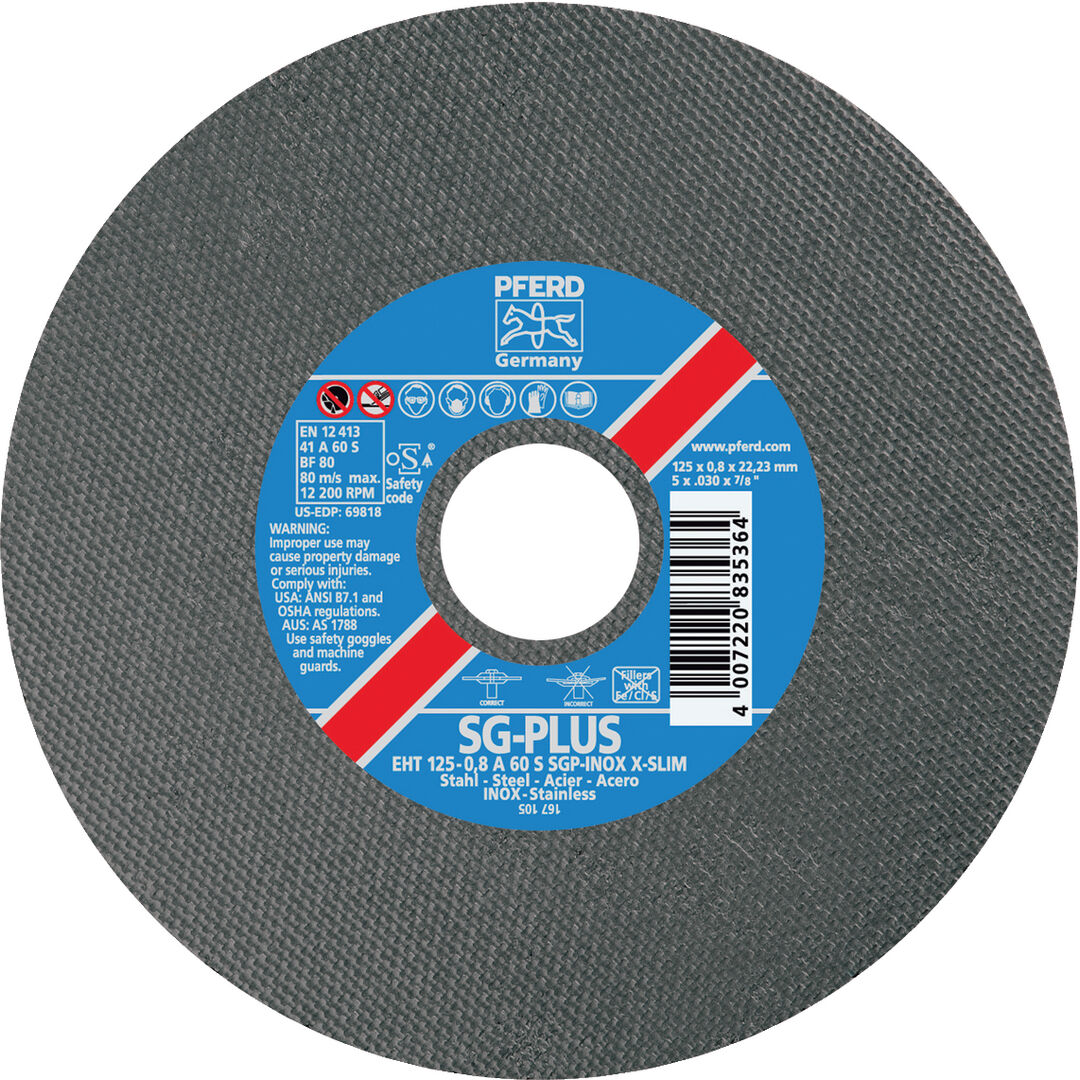 PFERD Trennscheibe A60SSGP INOX 115x0,8mm S-Slim